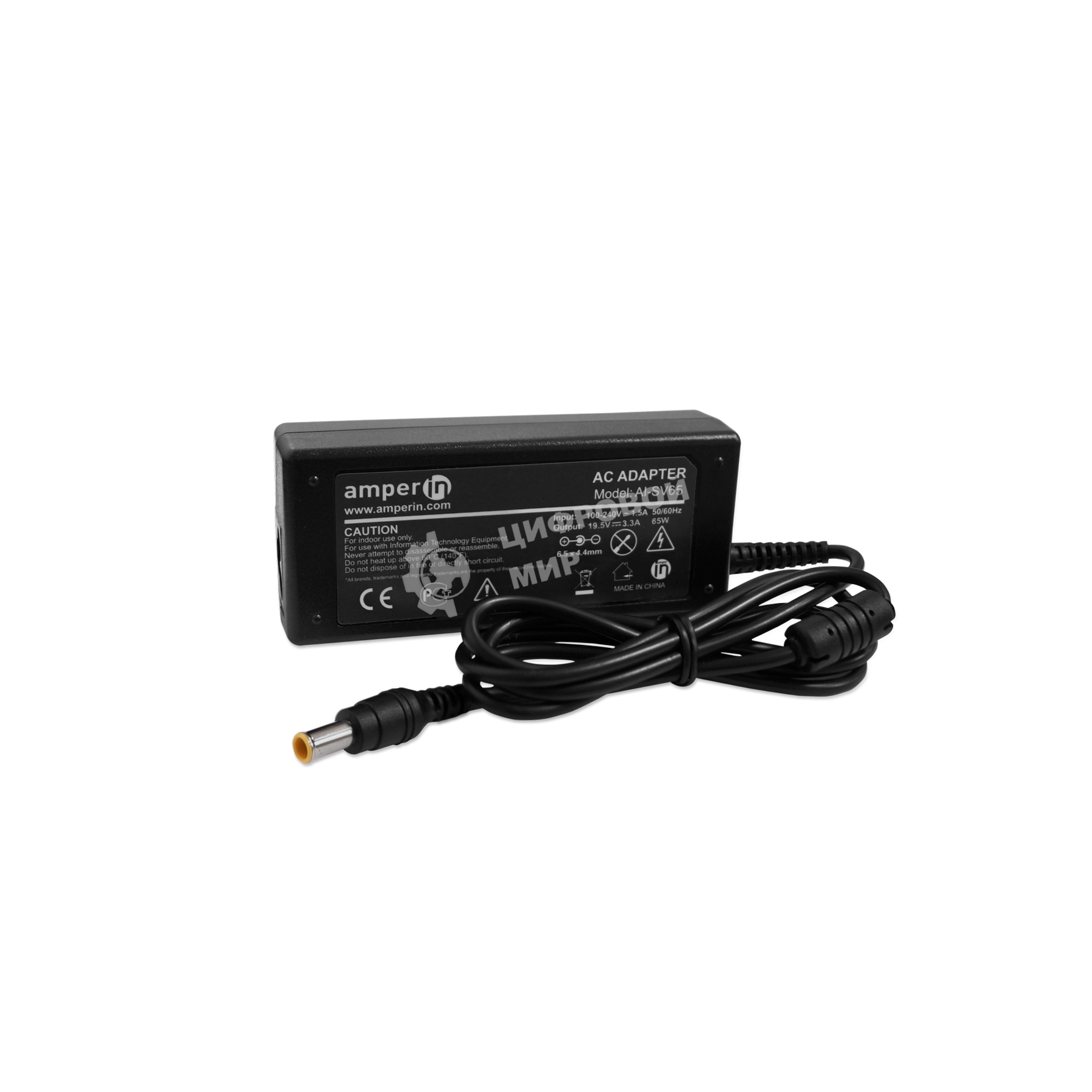 Блок питания (сетевой адаптер) Amperin AI-SV65 для ноутбуков Sony Vaio 19.5V 3,3A 6.5pin