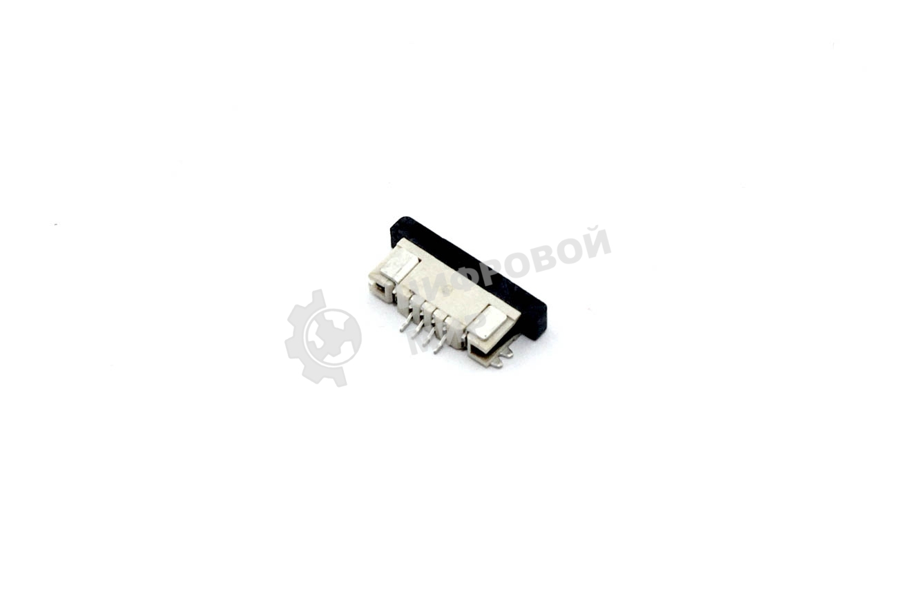 Разъем FPC Half Coverage Bottom Contact 0.8K-BX-4PWB 4 pin высота 2мм шаг 0,8мм