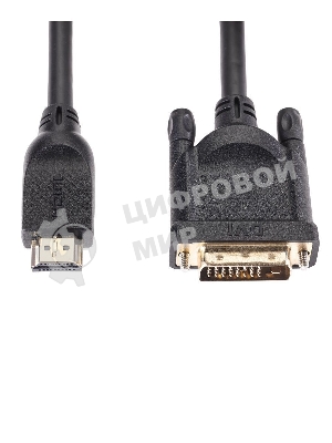 Кабель HDMI AM/DVI(24+1)M, 7.5м, CU, 1080P@60Hz, 2F, VCOM CG484GD-7.5M
