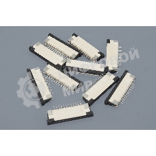 Разъем FPC Half Coverage Bottom Contact 1.0K-BX-12PWB 12 pin высота 2мм шаг 1мм 10 шт