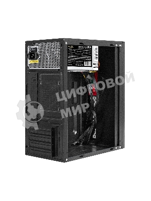 Компьютерный корпус Minitower ExeGate BAA-403-UNS450 (mATX, БП UNS450 с вент. 12см, 2*USB, HD Audio, черный)