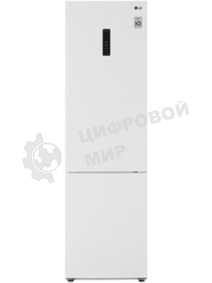 Холодильник LG GA-B509CQSL белый двухкамерный 277/107л морозилка снизу, No Frost