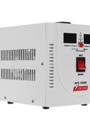 Стабилизатор напряжения PowerMan AVS 1500 E белый
