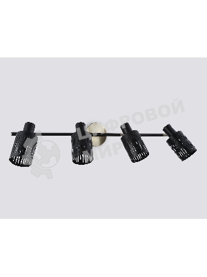 Светильник Ambrella light TR8670/4 BK/SB чёрный/бронза E14/4 max 60W 760*100*190