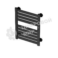 Полотенцесушитель дизайнерский электрический BAU Elite Elegant Black 60х45, подключение справа, черн