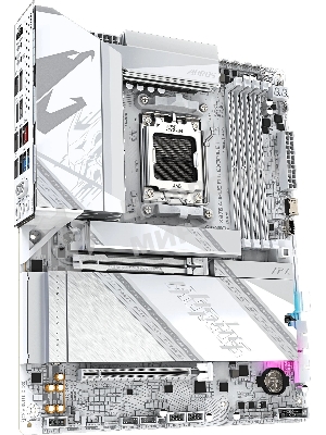 Материнская плата Gigabyte X870 A ELITE X ICE Socket AM5 AMD X870 4xDDR5 ATX AC`97 8ch(7.1) 2.5Gg RAID+HDMI