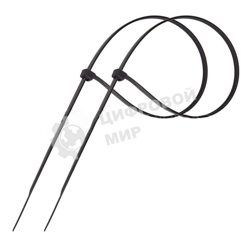 Хомут кабельный PROconnect 100х2.5 нейл. черный (уп. 100 шт)