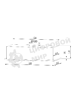 Вытяжка встраиваемая LEX GS Bloc LIGHT 600 нержавеющая сталь, 53 см, 500 куб. м/ч, 44 дБ