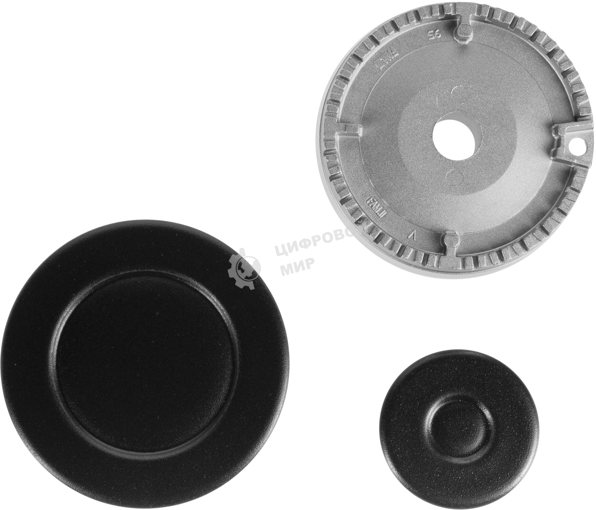 Газовая варочная панель Maunfeld EGHE.43.3STS-EB