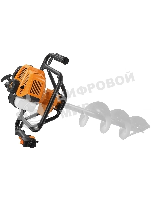 Мотобур Carver AG-152/000 бытовой 2-х такт. 1400Вт 1.9л.с. 52см3 277об/мин