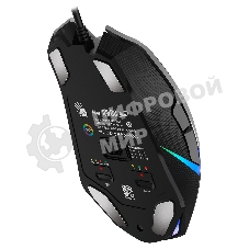 Мышь проводная A4Tech Bloody W60 Max серый/черный, 10000 dpi, USB, кнопки - 10