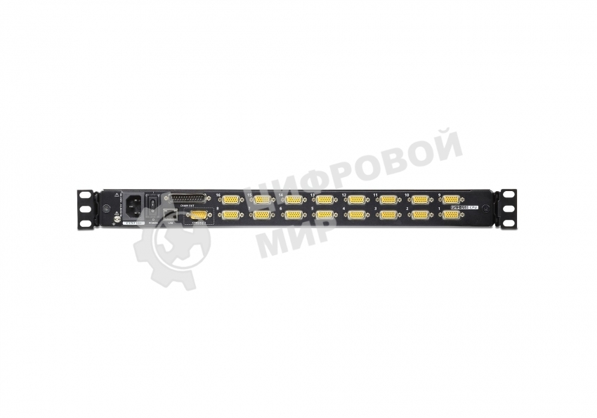 Переключатель KVM 16-портовый IP с ЖК-дисплеем Slideaway/ATEN SINGLE RAIL 16P PS/2-USB LCDKVMP 19INCH WIH IP