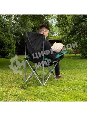 Кресло складное Palisad Camping с подлокотниками и подстаканником 60x60x110/92 см