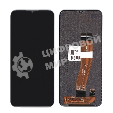 Дисплей (модуль) для Samsung Galaxy A03S SM-A037F в сборе с тачсркином (full size) черный