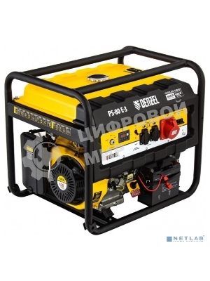 Электрогенератор бензиновый Denzel PS 80 E-3, 6.5 кВт, 85 дБ, 87 кг