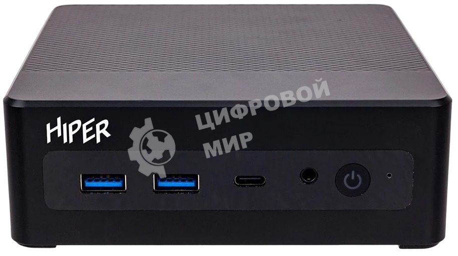 Мини ПК HIPER FACTUM FN2 Intel Core i3 1315U(1.2Ghz)/8192Mb/256PCISSDGb/noDVD/BT/WiFi/war 1y/0.4kg/черный/Win 11Pro + WiFi 6, BT 5.2,черный, БП 90Вт, VESA крепление
