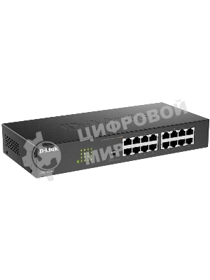 Коммутатор D-Link DGS-1016D DGS-1016D/J1A 16x1 Гбит/с неуправляемый