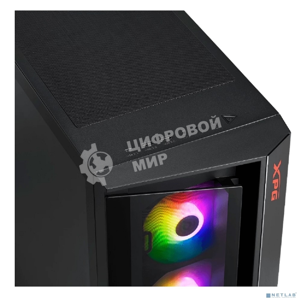Компьютерный корпус ADATA XPG CRUISERST черный Mid-Tower, Micro-ATX, Mini-ITX, Standard-ATX