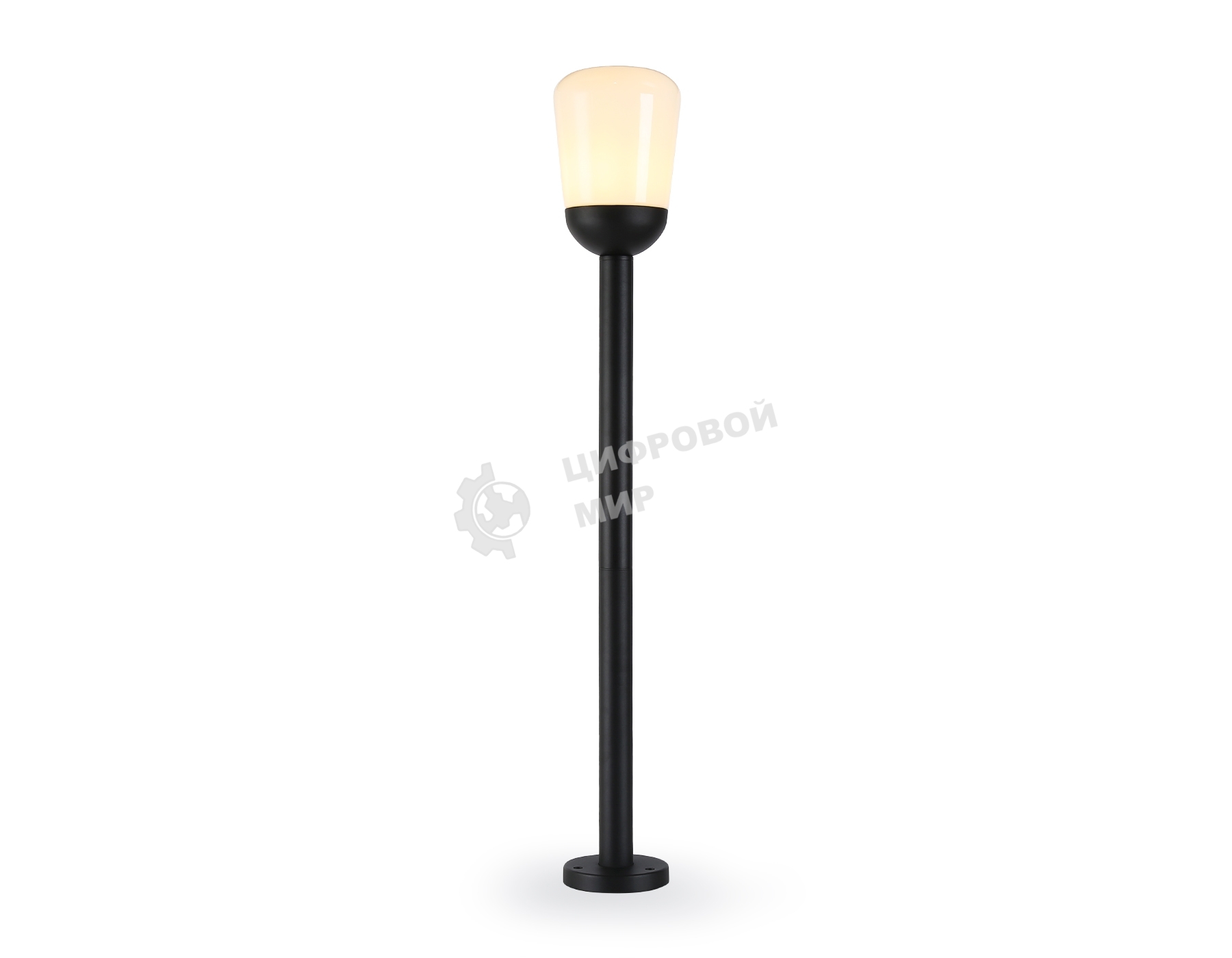 Светильник Ambrella light ST2095 BK/FR черный/белый матовый IP54 E27 max 40W D150*950