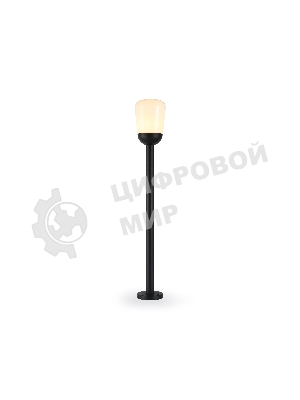 Светильник Ambrella light ST2095 BK/FR черный/белый матовый IP54 E27 max 40W D150*950