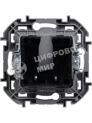 Вывод кабеля с зажимом для крепления Inspiria белый