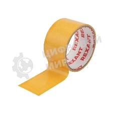 Двухсторонний скотч Rexant, полипропиленовая основа, 48 мм, ролик 5 м