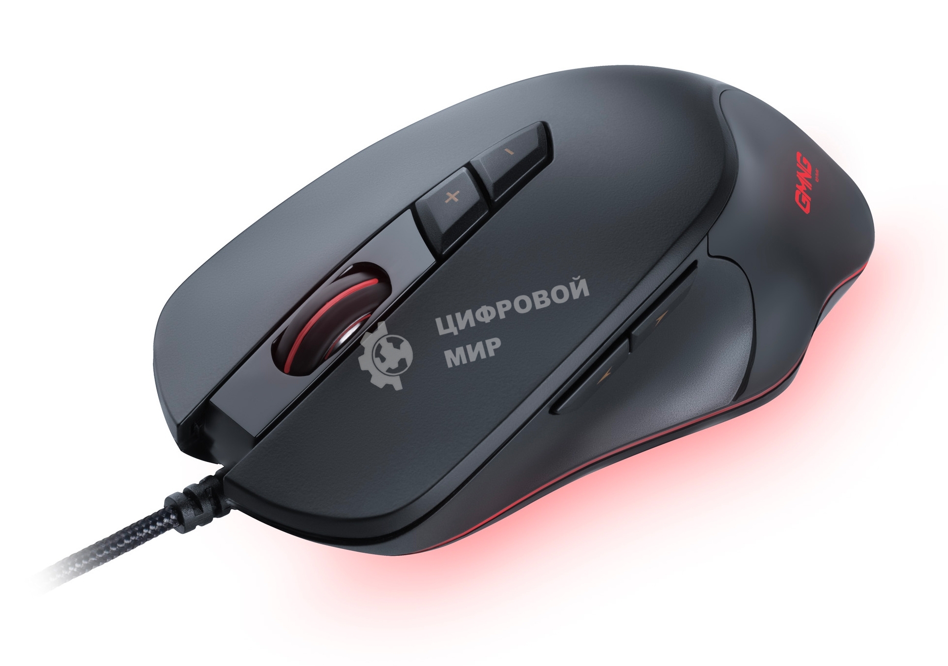 Мышь проводная GMNG 940GM черный, 12800 dpi, USB, кнопки - 7