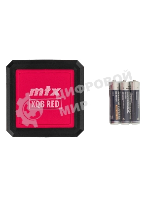Лазерный уровень MTX XQB RED Basic SET, 10 м, красный луч, батарейки, резьба 1/4