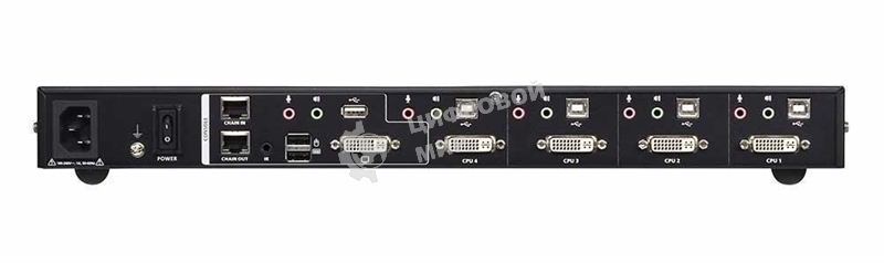 Переключатель KVM 4 портовый ATEN 4-Port USB DVI Multi-View KVMP Switch
