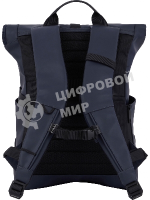Рюкзак мужской Piquadro Corner 2.0 CA6291C2OW/BLU роллтоп синий ткань
