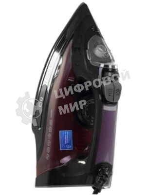 Утюг BQ SI1003 черный/винный/красный, 2600 Вт, 35 г/мин, 160 г/мин, 360 мл