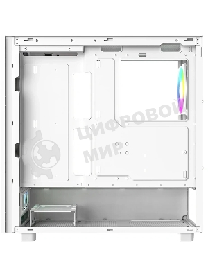 Корпус ID-Cooling Ware 510 белый без БП ATX 7x120mm 5x140mm 1xUSB2.0 1xUSB3.0 audio bott PSU