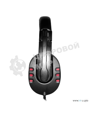 Гарнитура Oklick HS-L380G черный/красный 1.8м мониторы оголовье (JD-032)