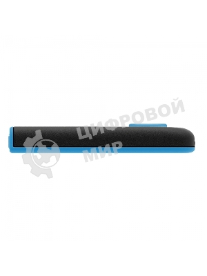 Флешка USB ADATA UV128 (AUV128-64G-RBE), 64Gb, USB 3.0, R/W 100/30, черный/синий