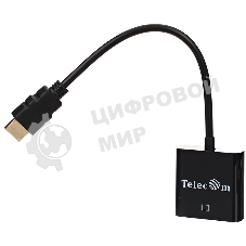 Переходник Telecom Кабель-переходник (TA558) HDMI(M) -> VGA(F) 6937510859436 /6926123463055 