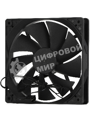 Вентилятор для корпуса Crown CMCF-14025S-1400 черный, 140 мм, 1200 об/мин, 27 дБ, 3 pin