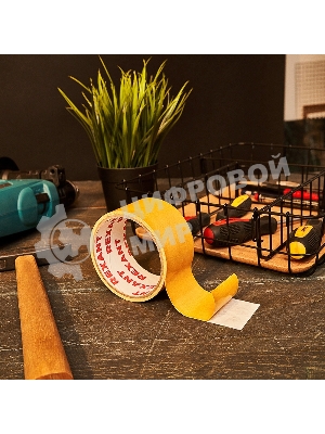 Двухсторонний скотч Rexant, полипропиленовая основа, 48 мм, ролик 5 м