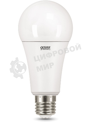 Лампа светодиодная Gauss Elementary 25Вт цок.: E27 груша 220B 6500K св. свеч. белый хол. A67 (упак.: 10 шт)