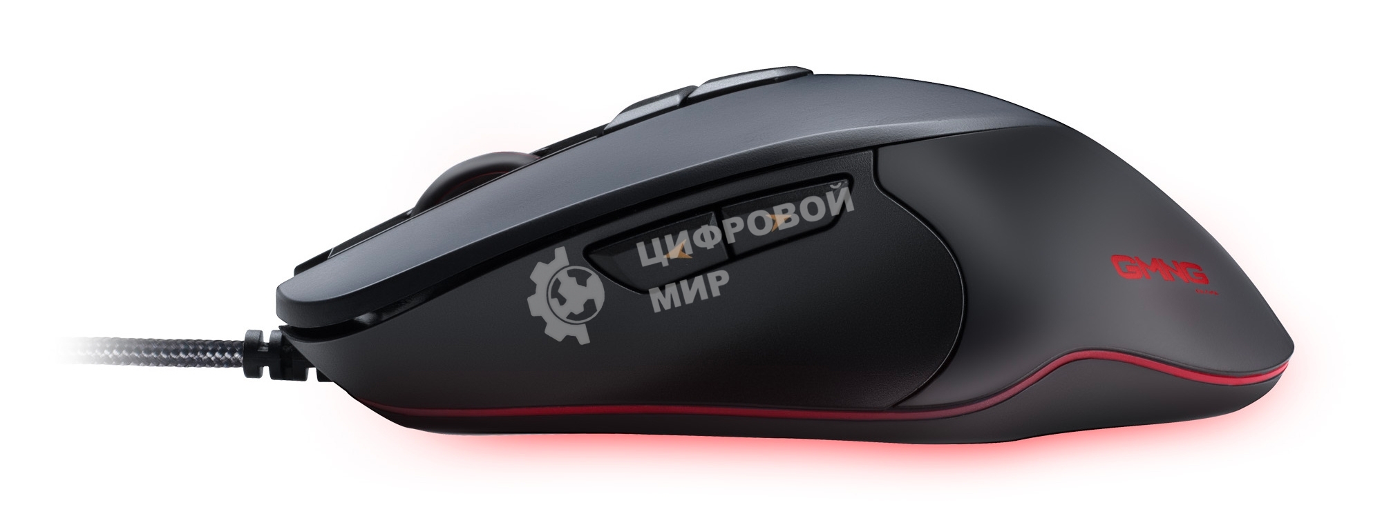 Мышь проводная GMNG 940GM черный, 12800 dpi, USB, кнопки - 7