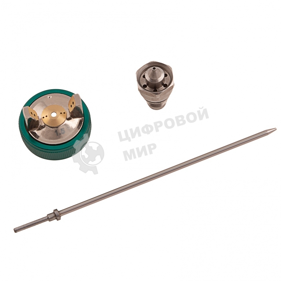 Набор для краскораспылителя Stels AG950LVLP и AS951LVLP : сопло 1,5мм, игла, чашка