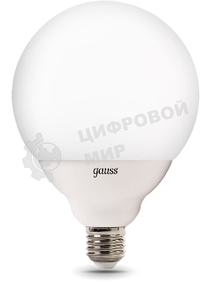 Лампа светодиодная Led G125 E27 22Вт 3000К Gauss 105102122