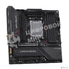 Материнская плата MAXSUN MS-Terminator B850M PRO DARK WIFI (Socket AM5, mATX, 4*DDR5(192Gb), DP/HDMI, 2*SATA3, 3*M.2, 1*PCIEx16/1*PCIEx4, 1* Type-C, 4*USB 2.0, 4*USB 3.2, LAN 1*2.5G, SPDIF, WiFi 6E, RTL)