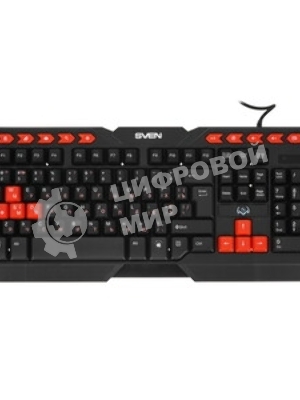 Комплект клавиатура + мышь SVEN GS-9200 игровые клавиатура, мышь и коврик