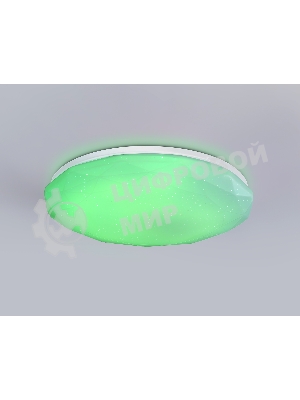 Светодиодный светильник RGB Ambrella light FZ417 WH белый IP20 46W 3000K-6500K+RGB D380*60 (ПДУ ИК)