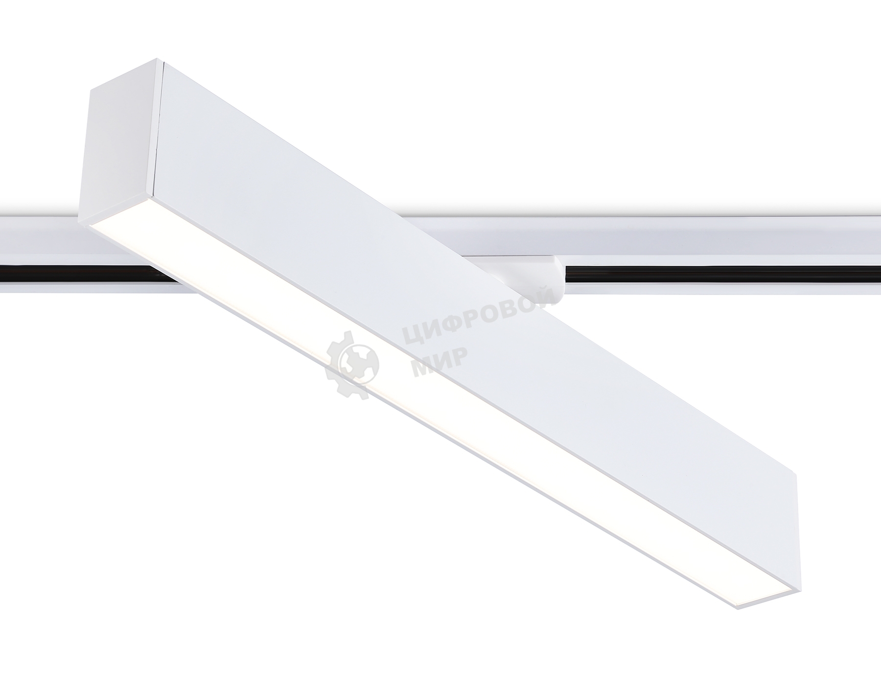 Трековый однофазный светильник Ambrella light GL6772 WH белый LED 24W 4200K 600*22*48