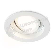 Встраиваемый поворотный точечный светильник Ambrella light TN102755 WH белый IP20 GU5.3 D98*32