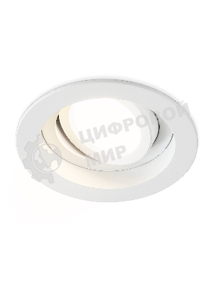 Встраиваемый поворотный точечный светильник Ambrella light TN102755 WH белый IP20 GU5.3 D98*32