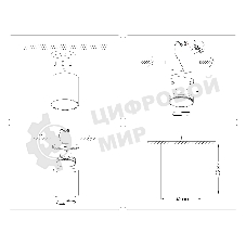 Светильник Ambrella light TN5305 GD/BK золото/черный GX53 max 15W D83*65