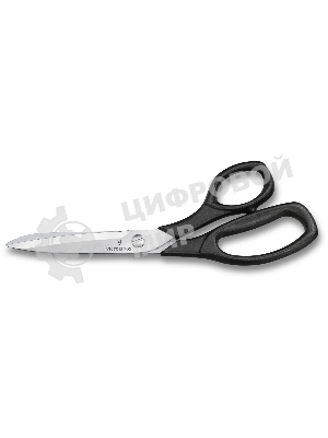 Ножницы Victorinox 8.1017.23 универсальные 220 мм ручки пластиковые асим. нержавеющая сталь черный европодвес