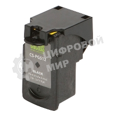 Картридж струйный Cactus CS-PG512 черный (14 мл) для Canon Pixma iP2700/MP240/MP250/MP260/MP270/MP272/MP280/MP480/MP490/MP492/MP495/MX320/MX330/MX340/MX350